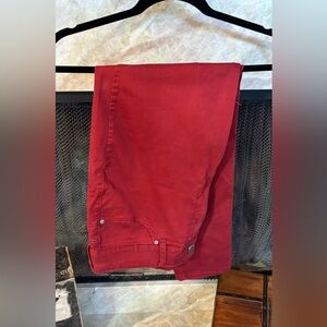 Seven7 Deep Red Jeans